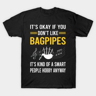 Smart People Hobby Bagpipe Bagpipes Bagpiper T-Shirt